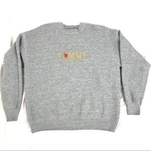 Tommy Hilfiger Vintage Sweatshirt XL 90s Gray